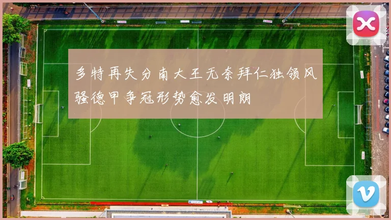 多特再失分南大王无奈拜仁独领风骚德甲争冠形势愈发明朗