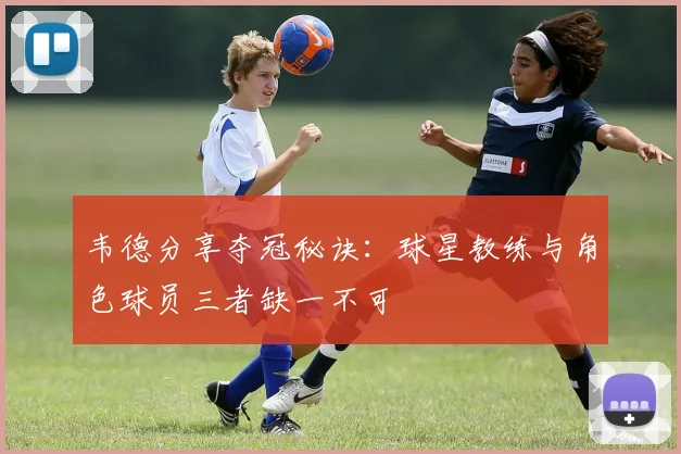 韦德分享夺冠秘诀：球星教练与角色球员三者缺一不可